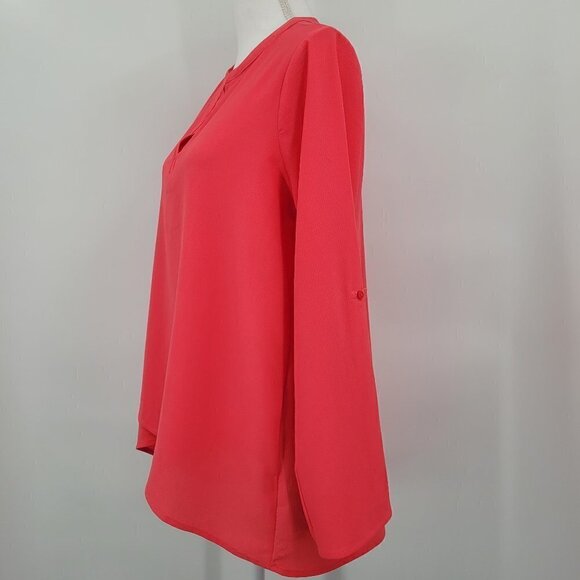 Gibson Erin Cross Front Tunic Blouse - Picture 5 of 8